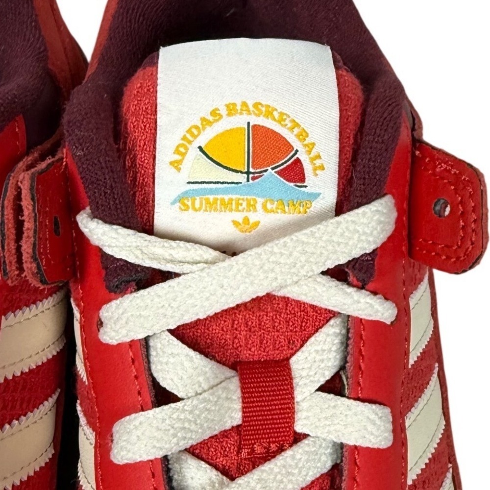 NWOT Adidas Originals Forum Low CL Red/Off White/Gum Men's Shoes IE7176, Size 8 - Picture 2 of 11